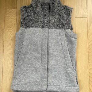 The North Face Gray Fleece Vest